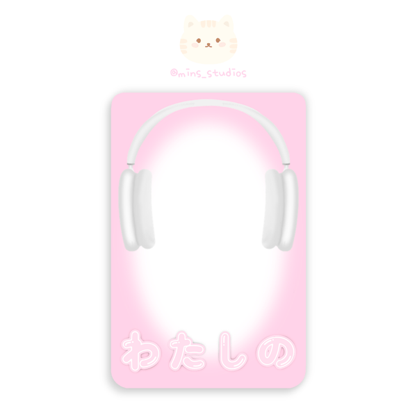 MINS STUDIOS Headphones Deco Frame