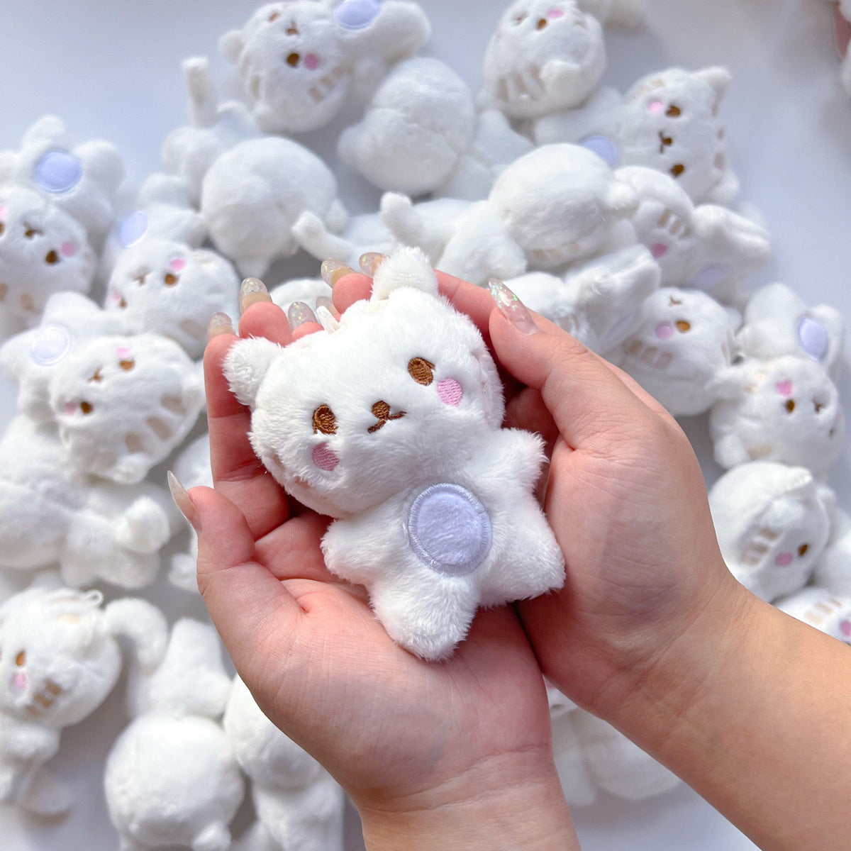 【2体セット】creek × min-nano plush doll 人形 Min Kitty 10 cm Plush Doll – Mins Studios