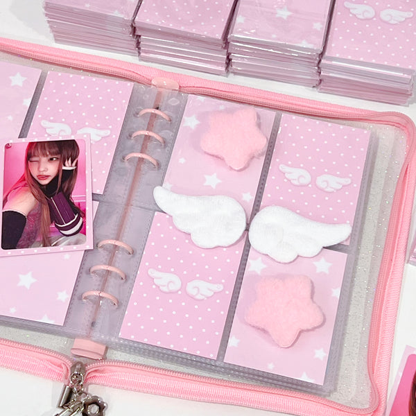 MINS STUDIOS Angel Star Binder Pocket Paper