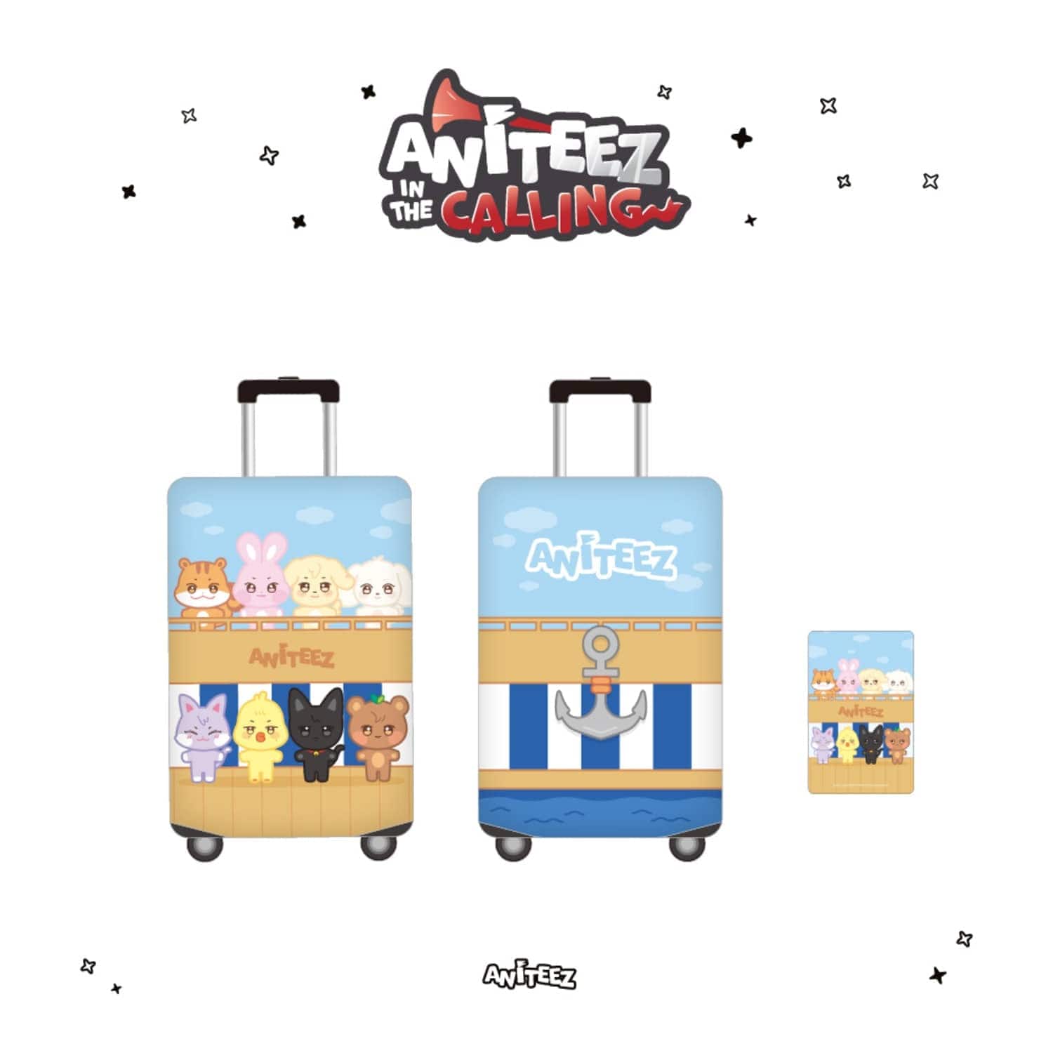 [PRE-ORDER] ATEEZ - [ANITEEZ IN THE CALLING] LUGGAGE COVER (XL)