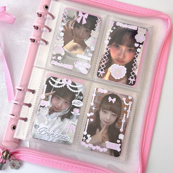MINS STUDIOS A5 Ribbon Zipper Binder + Pages