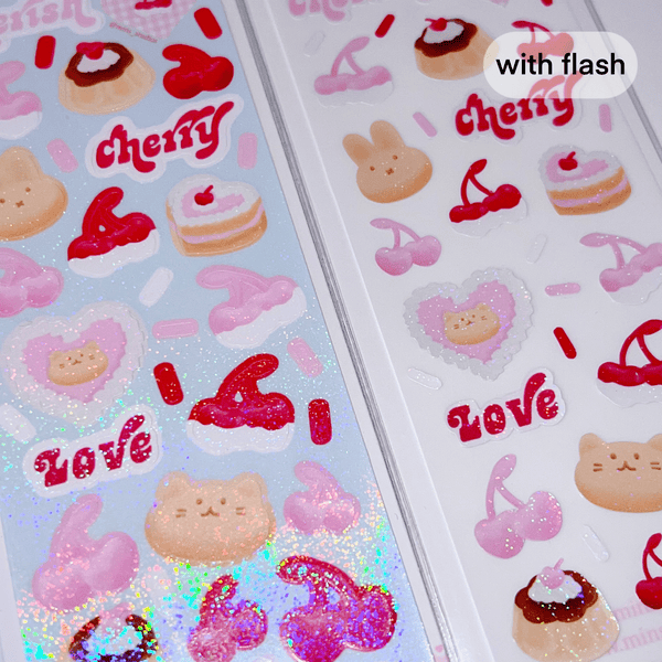 MINS STUDIOS Cherish Cherry Deco Sticker