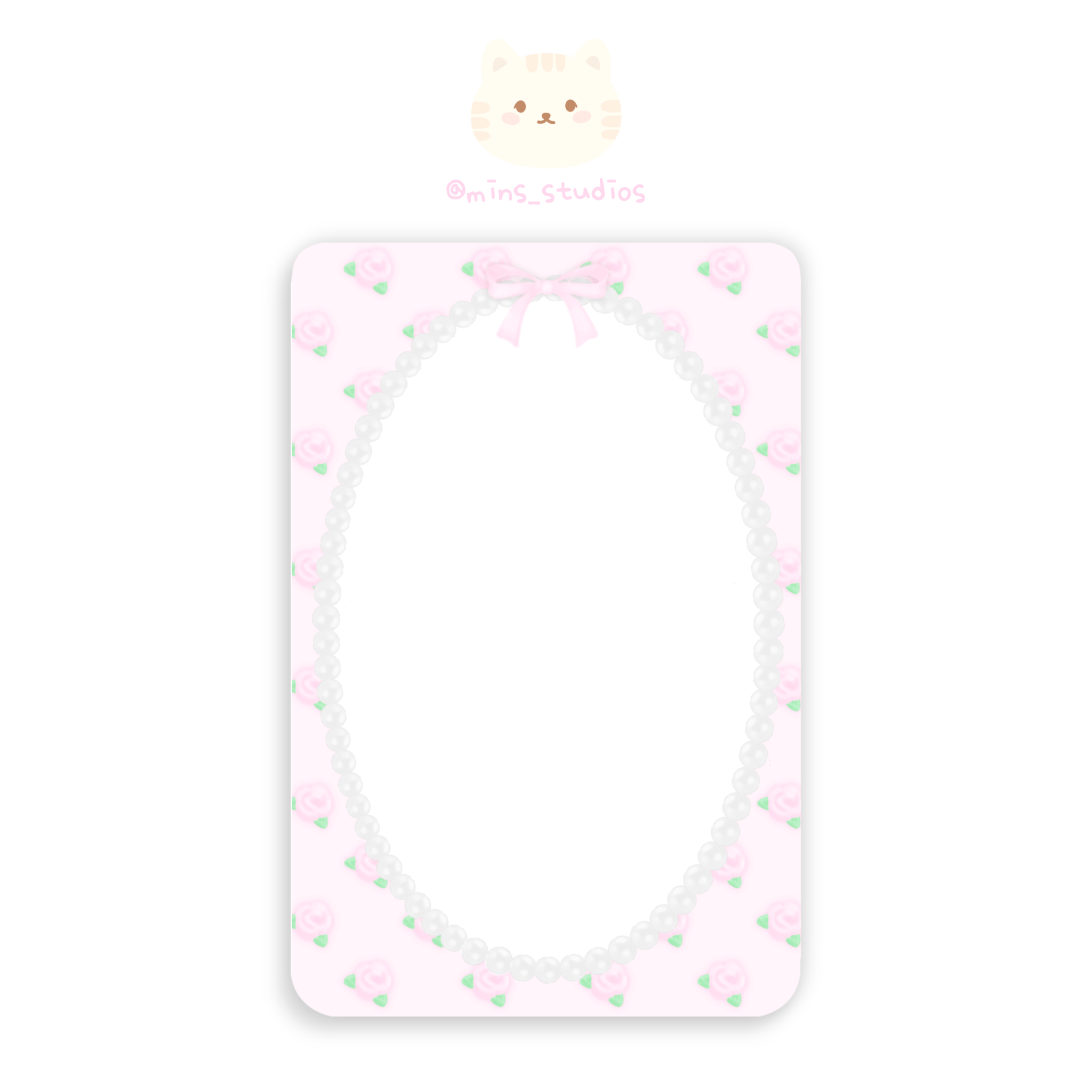 MINS STUDIOS Coquette Deco Frame