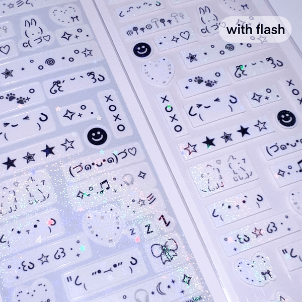 MINS STUDIOS Emoticon Deco Sticker