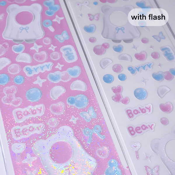 MINS STUDIOS Ghost Bear Deco Sticker