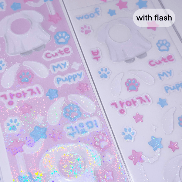 MINS STUDIOS Ghost Puppy Deco Sticker