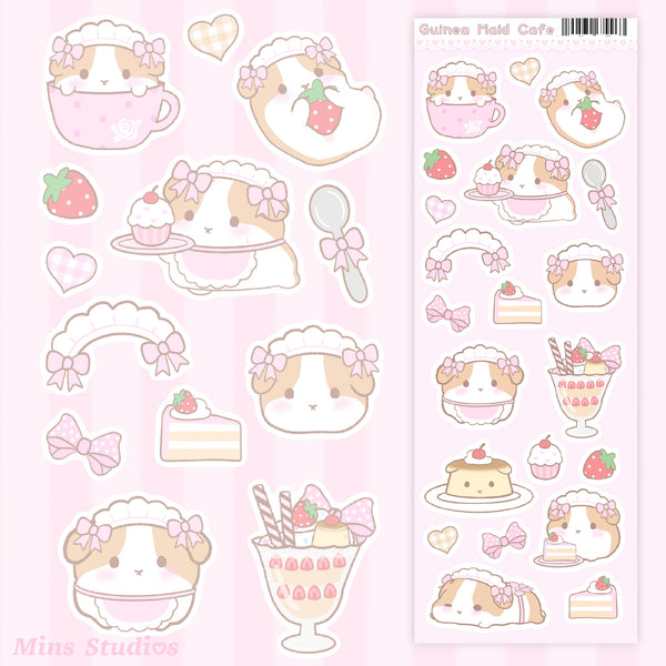 Guinea Maid Cafe Sticker