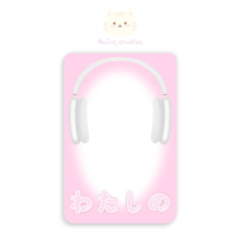 MINS STUDIOS Headphones Deco Frame