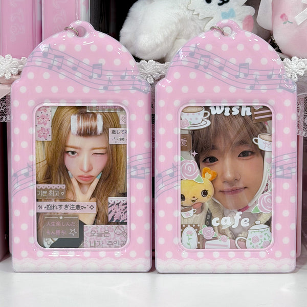 MINS STUDIOS Pink Melody Card Holder