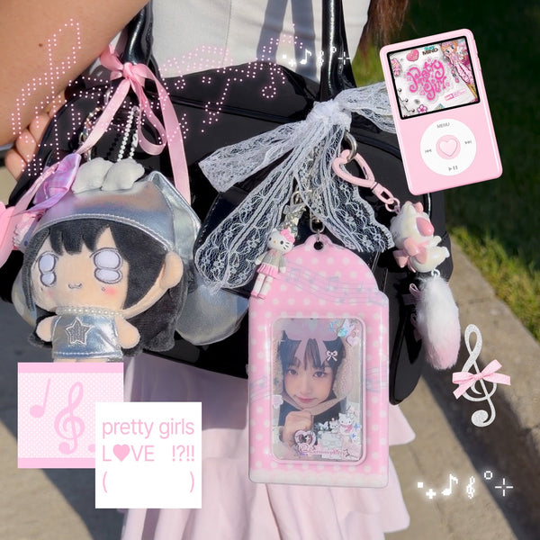 MINS STUDIOS Pink Melody Card Holder