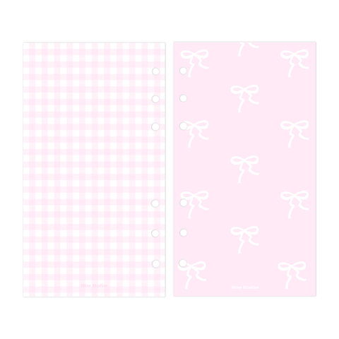 A6 Coquette Pink Binder Refill