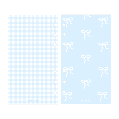 A6 Coquette Blue Binder Refill