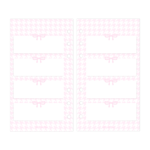 A6 Princess Weekly Binder Refill