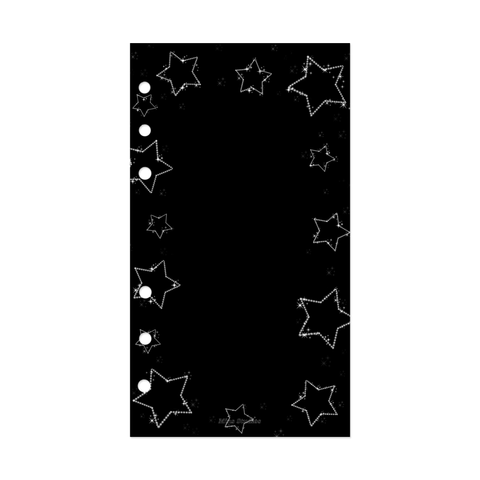 A6 Rockstar Black Binder Refill