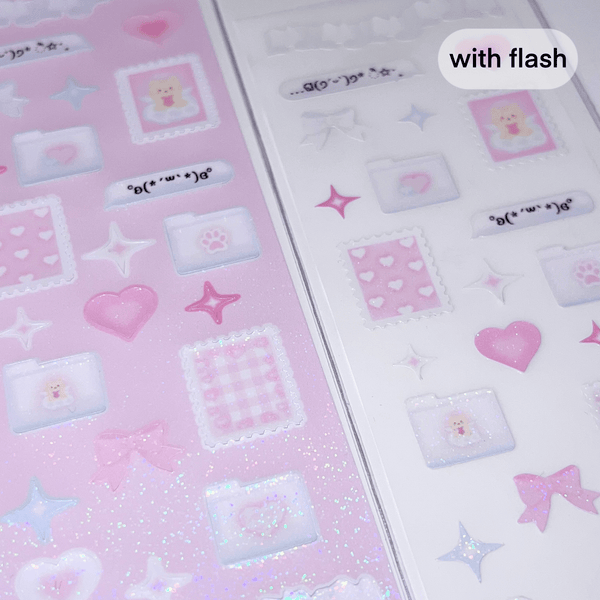MINS STUDIOS Love File Deco Sticker
