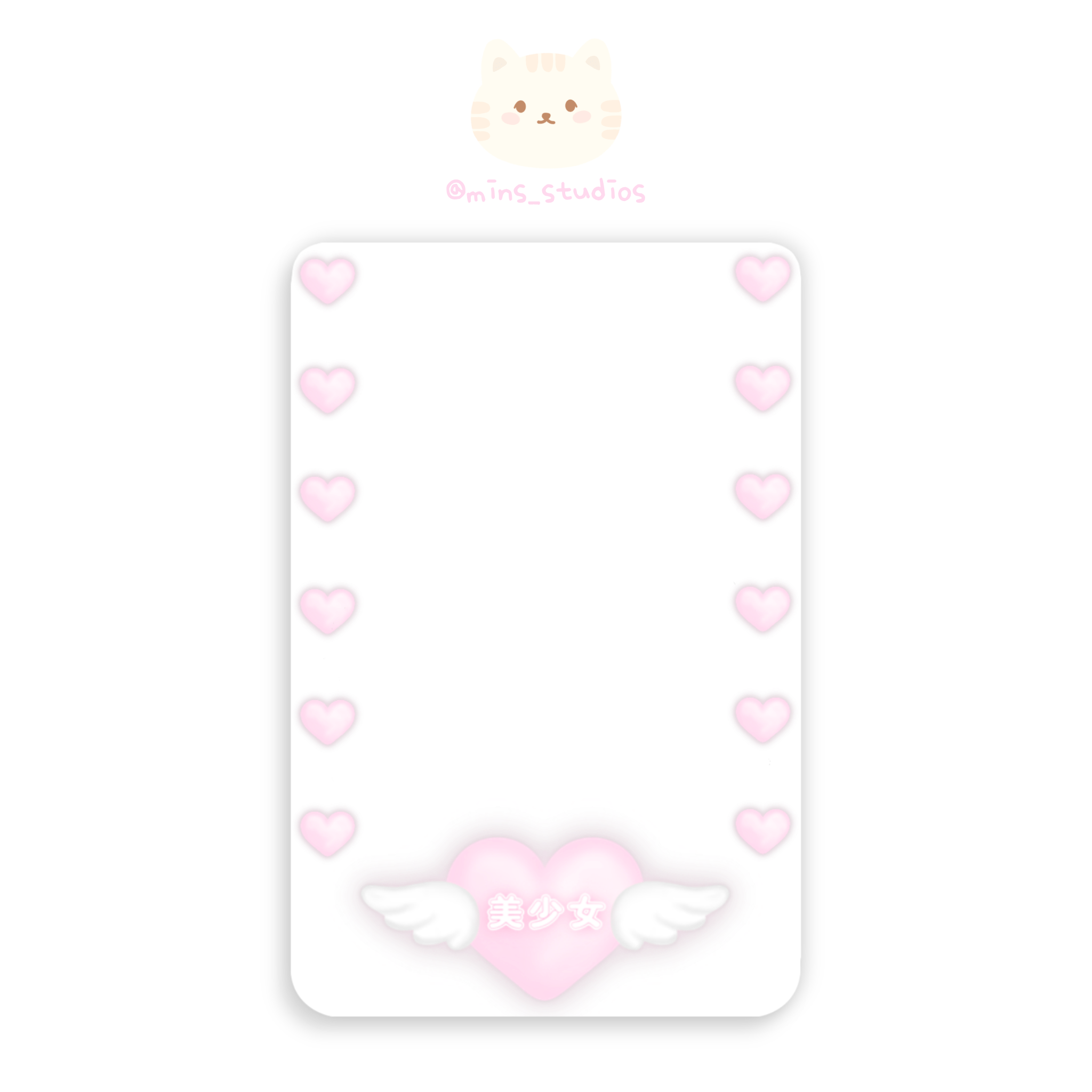 MINS STUDIOS Pink Lover Deco Frame