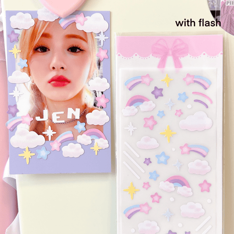 MINS STUDIOS Starry Night Deco Sticker