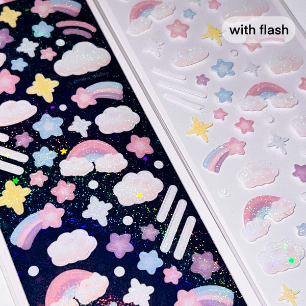 MINS STUDIOS Starry Night Deco Sticker