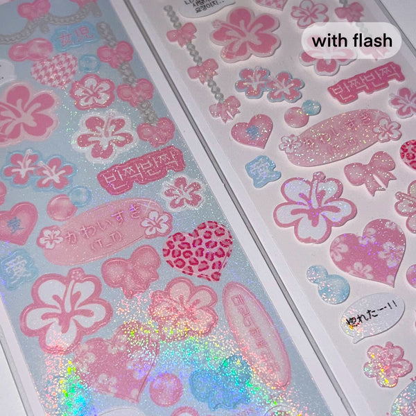 MINS STUDIOS Summer Love Deco Sticker