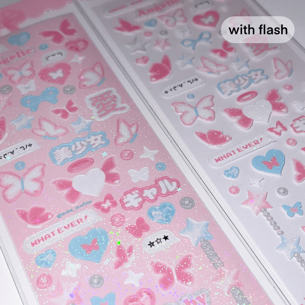 MINS STUDIOS Y2K Butterfly Deco Sticker