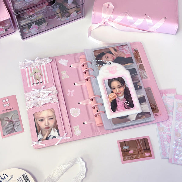 MINS STUDIOS Pink Lover Card Holder
