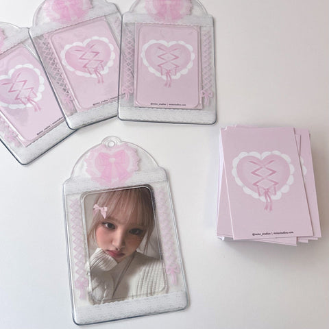 MINS STUDIOS Ballerina Clear Card Holder