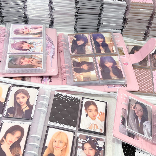 MINS STUDIOS Pink Cocoa Binder Pocket Paper