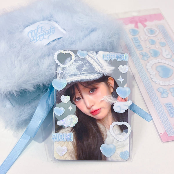 MINS STUDIOS Blue Valentine Deco Sticker