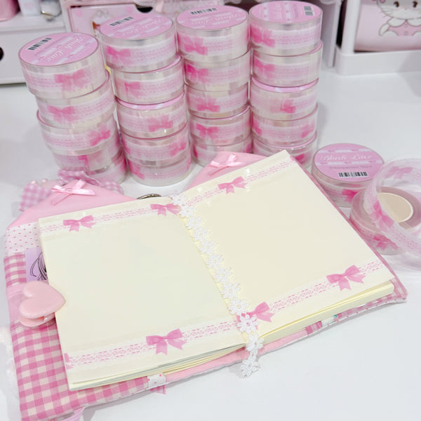 MINS STUDIOS Blush Lace Transparent Tape