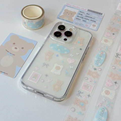 MINS STUDIOS Boo Bear Sticker Roll