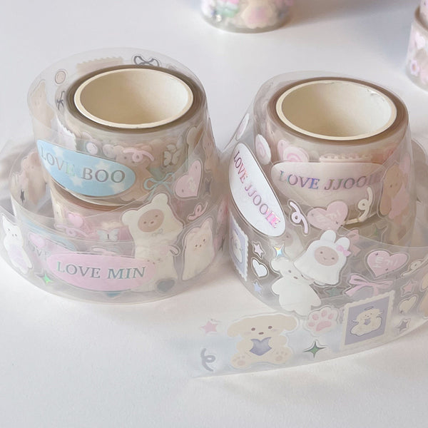 MINS STUDIOS Boo Bear Sticker Roll