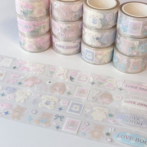 MINS STUDIOS Jjooie Bunny Sticker Roll – Mins Studios