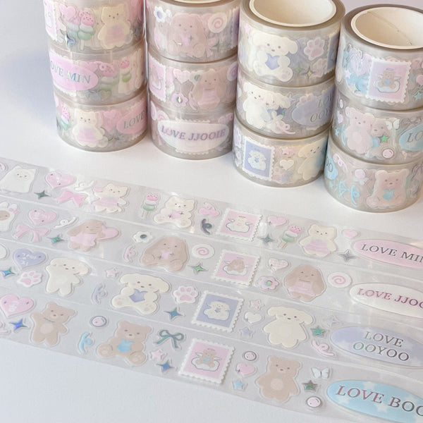 MINS STUDIOS Boo Bear Sticker Roll