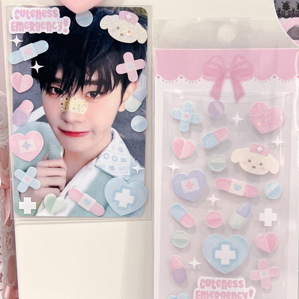 MINS STUDIOS Cuteness Emergency Deco Sticker