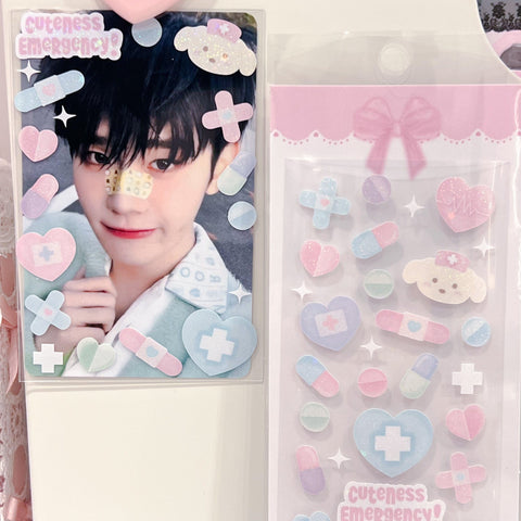 MINS STUDIOS Cuteness Emergency Deco Sticker