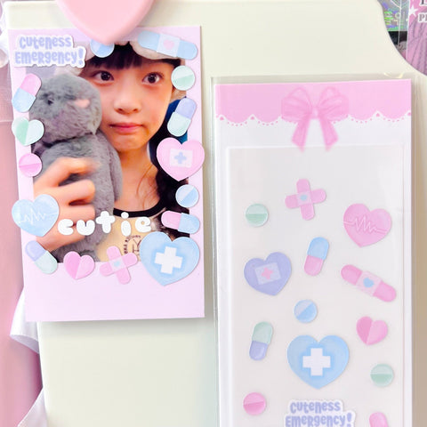 MINS STUDIOS Cuteness Emergency Deco Sticker