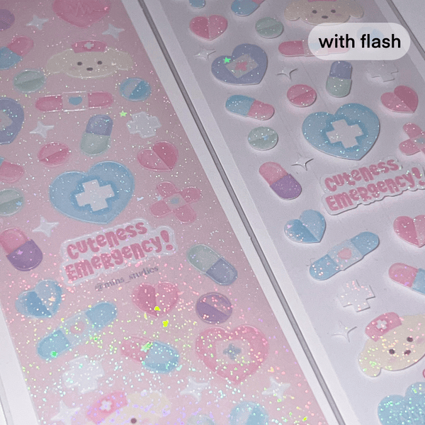 MINS STUDIOS Cuteness Emergency Deco Sticker