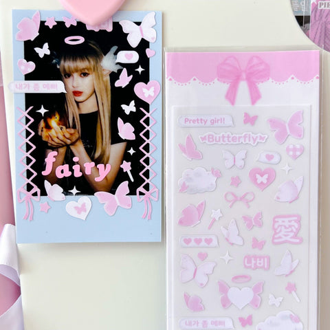 MINS STUDIOS Fairy Butterfly Deco Sticker