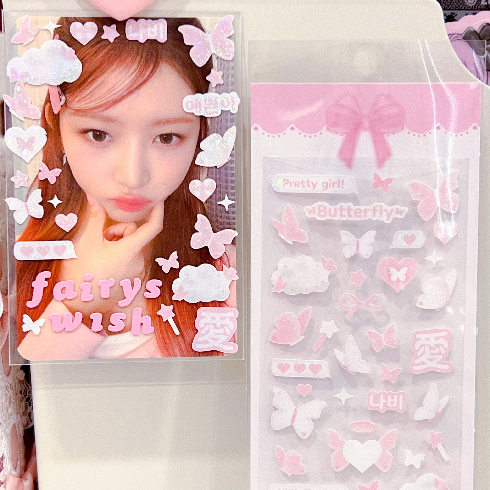 MINS STUDIOS Fairy Butterfly Deco Sticker