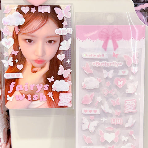 MINS STUDIOS Fairy Butterfly Deco Sticker