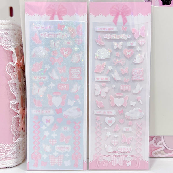MINS STUDIOS Fairy Butterfly Deco Sticker