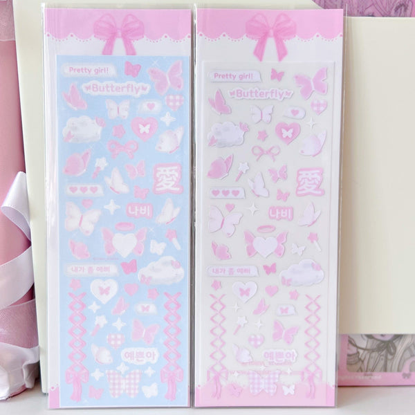 MINS STUDIOS Fairy Butterfly Deco Sticker