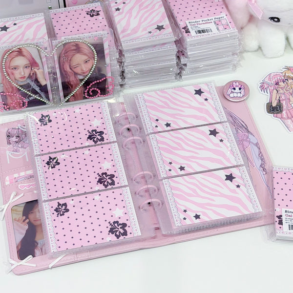 MINS STUDIOS Gal Paradise Binder Pocket Paper
