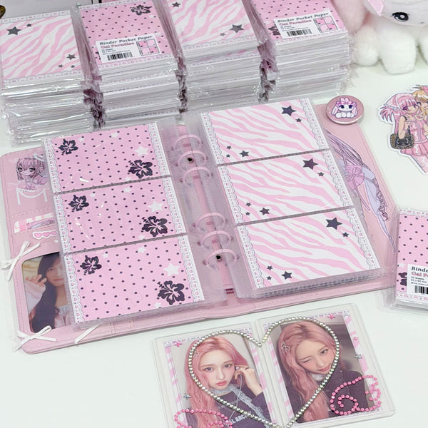 MINS STUDIOS Gal Paradise Binder Pocket Paper
