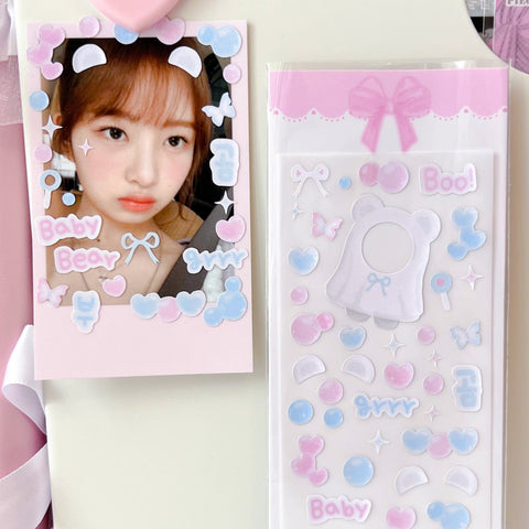 MINS STUDIOS Ghost Bear Deco Sticker