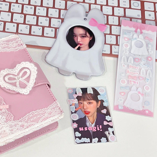 MINS STUDIOS Ghost Bunny Deco Sticker
