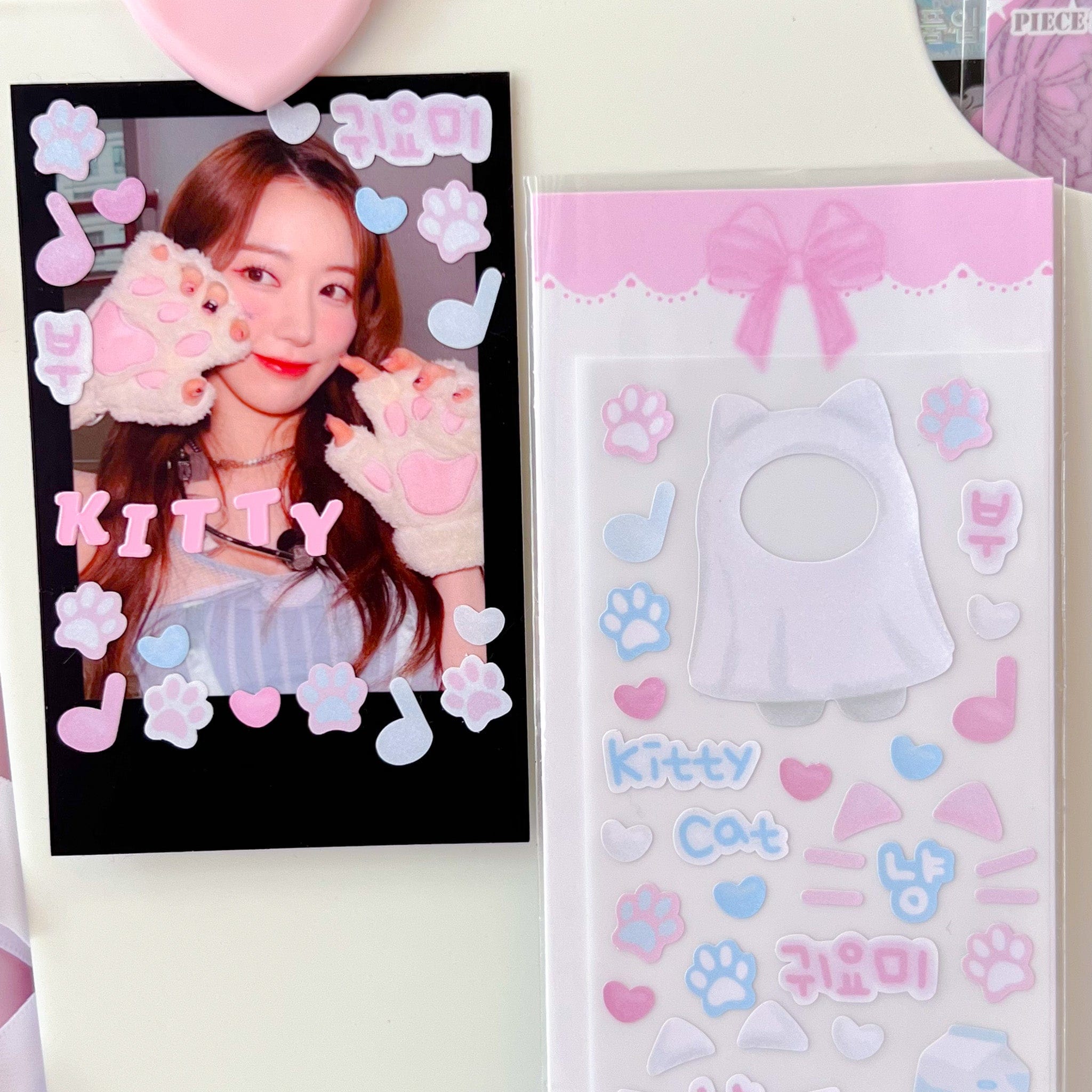 MINS STUDIOS Ghost Kitty Deco Sticker