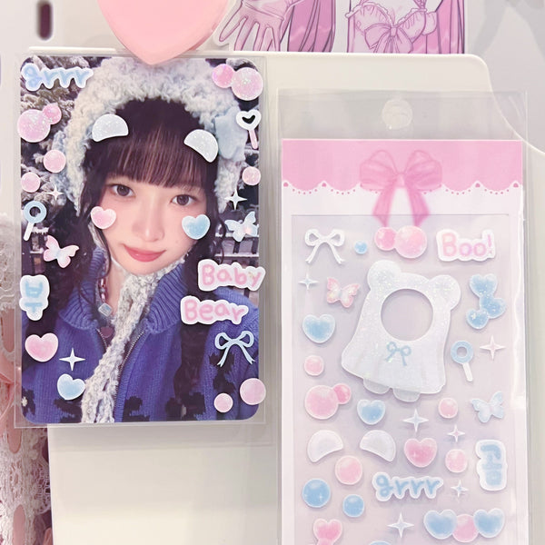 MINS STUDIOS Ghost Bear Deco Sticker