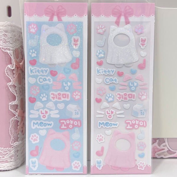 MINS STUDIOS Ghost Kitty Deco Sticker