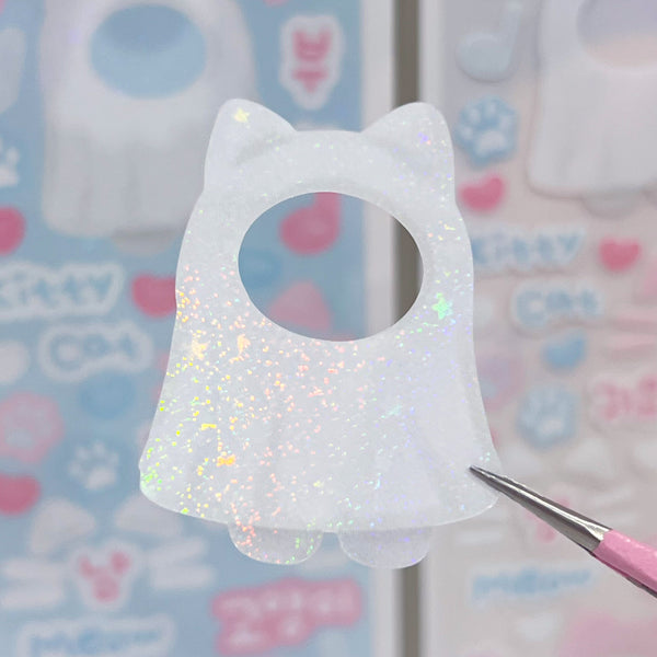 MINS STUDIOS Ghost Kitty Deco Sticker